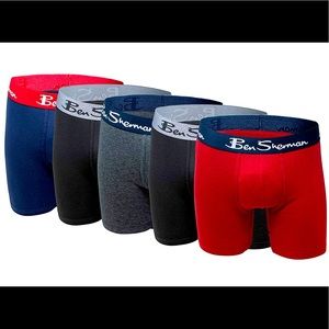 5 Ben Sherman Cotton Stretch Boxer Briefs LIMITED EDITION Size LARGE 36-38 NEW